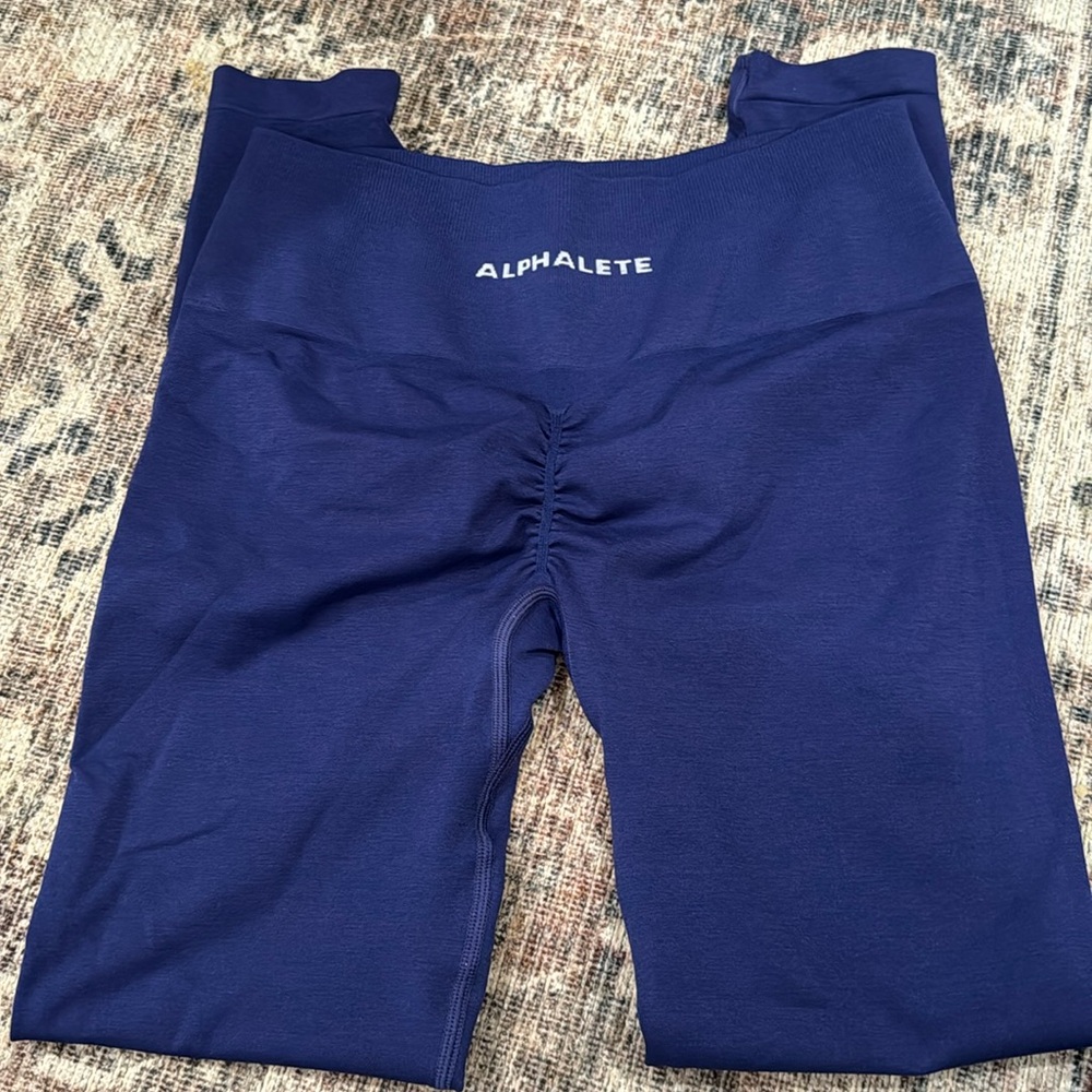 Alphalete Amplify Leggings Size L Blue
